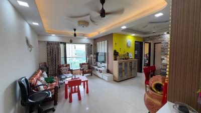 Living Room Image of 1123 Sq.ft 2.5 BHK Apartment / Flat for sale in Dosti Desire Dosti Pearl, Thane West Thane for Rs. 22000000