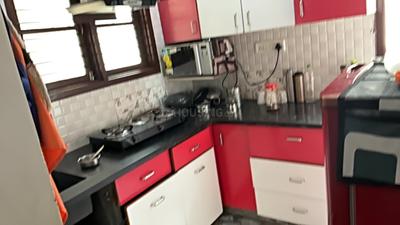 Kitchen Image of 1200 Sq.ft 3 BHK Independent House for rent in Jakkur Bengaluru for Rs. 30000