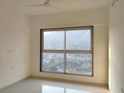 Bedroom Image of 1150 Sq.ft 3 BHK Apartment / Flat for rent in Runwal Sanctuary, Mulund West Mumbai for Rs. 86500