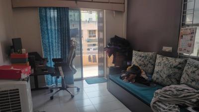 Living Room Image of 550 Sq.ft 1 BHK Apartment / Flat for rent in Wadhwani Sai Nisarg Park Phase 1, Pimple Saudagar Pune for Rs. 25000