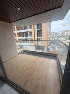 Balcony Image of 1237 Sq.ft 3 BHK Apartment / Flat for sale in Royal Rosevill Regius, Sargasan Gandhinagar for Rs. 9800000