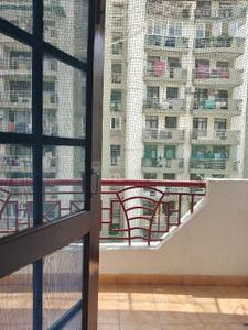 Balcony Image of 1650 Sq.ft 3 BHK Apartment / Flat for rent in Panchsheel SPS Residency, Indirapuram Ghaziabad for Rs. 32000