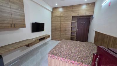 Bedroom Image of 450 Sq.ft 1 RK Apartment / Flat for rent in Jagatpura Jaipur for Rs. 16000