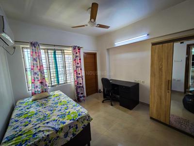 Bedroom Image of 1400 Sq.ft 3 BHK Apartment / Flat for rent in Sunland Residency, Rajarhat Kolkata for Rs. 42000