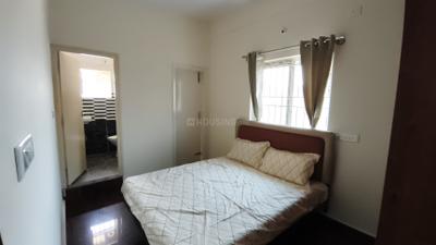 Bedroom Image of 650 Sq.ft 1 BHK Builder Floor for rent in Mahadevapura Bengaluru for Rs. 27399