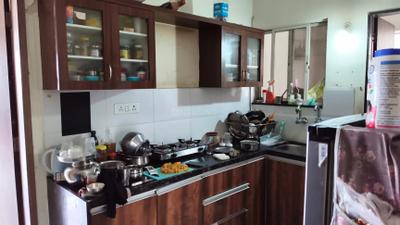 Kitchen Image of 950 Sq.ft 2 BHK Apartment / Flat for rent in Lohegaon Pune for Rs. 25000