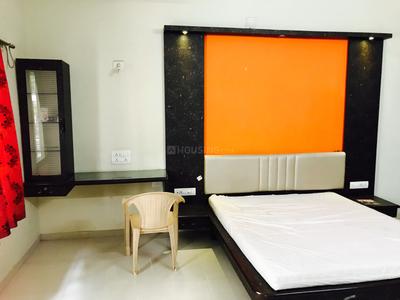 Bedroom Image of 1200 Sq.ft 1 BHK Apartment / Flat for rent in Shyamal Ahmedabad for Rs. 30000