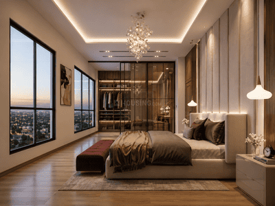 Bedroom Image of 1078 Sq.ft 3 BHK Apartment / Flat for sale in Chaitanya Ethics Oliver, Mahim Mumbai for Rs. 43400001
