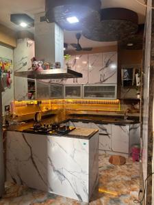 Kitchen Image of 1400 Sq.ft 3 BHK Apartment / Flat for rent in Ganesh Malabar County III, Chharodi Ahmedabad for Rs. 40000