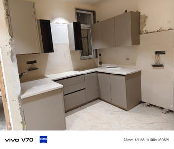 Kitchen Image of 1215 Sq.ft 3 BHK Apartment / Flat for sale in Chhattarpur New Delhi for Rs. 7400000