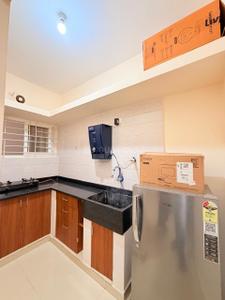 Kitchen Image of 600 Sq.ft 1 BHK Apartment / Flat for rent in Indira Nagar Bengaluru for Rs. 33000