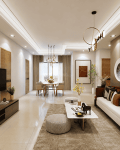 Living Room Image of 1299 Sq.ft 3 BHK Apartment / Flat for sale in Mani Casa 2, New Town Kolkata for Rs. 17300000