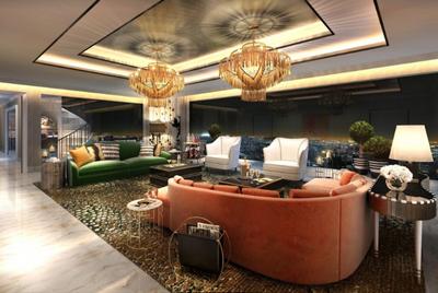 Hall Image of 7683 Sq.ft 6 BHK Apartment / Flat for sale in Sunteck Signature Island, Bandra East Mumbai for Rs. 320000000