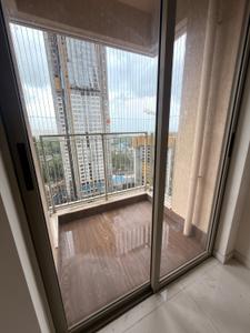 Balcony Image of 650 Sq.ft 2 BHK Apartment / Flat for rent in Lodha Crown Kolshet, Kolshet Thane for Rs. 34000
