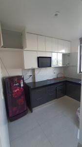 Kitchen Image of 1400 Sq.ft 3 BHK Apartment / Flat for rent in Symphonia, Vaishali Nagar Jaipur for Rs. 55000