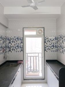 Kitchen Image of 500 Sq.ft 1 BHK Apartment / Flat for rent in Raunak Bliss Phase A A3, Kasarvadavali Thane for Rs. 21698