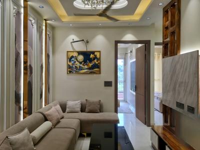 Living Room Image of 900 Sq.ft 3 BHK Apartment / Flat for sale in Hans Luxury Floor, Nangli Sakrawati New Delhi for Rs. 6600000