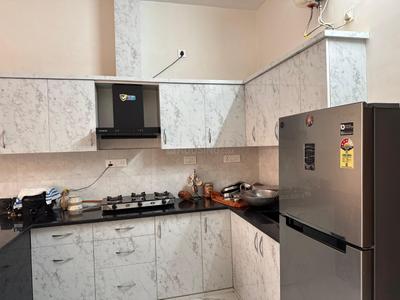 Kitchen Image of 1200 Sq.ft 2 BHK Builder Floor for rent in Shastri Nagar Meerut for Rs. 25000