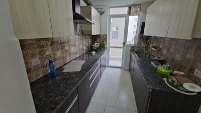 Kitchen Image of 1500 Sq.ft 3 BHK Apartment / Flat for rent in Sushma Joynest ZRK 1, Gazipur Zirakpur for Rs. 17000