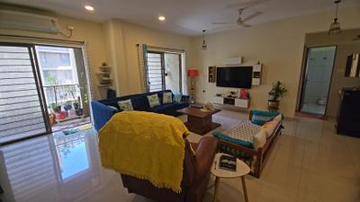 Living Room Image of 1550 Sq.ft 3 BHK Apartment / Flat for sale in Enerrgia Skyi Songbirds Phase C, Bhugaon Pune for Rs. 13500000