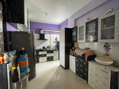 Kitchen Image of 1400 Sq.ft 3 BHK Apartment / Flat for sale in Akshar Paradise Apartments, Atladara Vadodara for Rs. 3800000