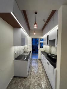 Kitchen Image of 1150 Sq.ft 3 BHK Apartment / Flat for rent in Amrapali Enchante, Noida Extension Greater Noida for Rs. 23000
