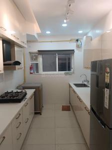 Kitchen Image of 1993 Sq.ft 3.5 BHK Apartment / Flat for rent in Prestige High Fields, Financial District Hyderabad for Rs. 80000