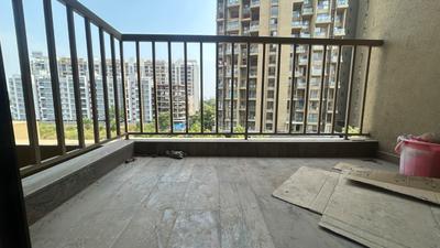 Balcony Image of 1200 Sq.ft 3 BHK Apartment / Flat for rent in Runal Spacio, Ravet Pune for Rs. 29000