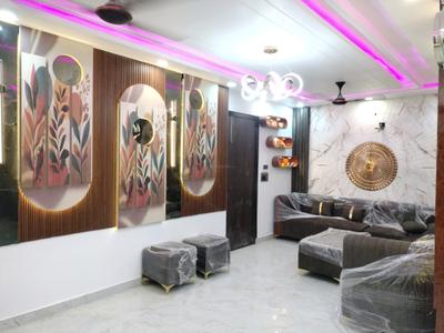 Living Room Image of 720 Sq.ft 3 BHK Builder Floor for sale in Deenpur New Delhi for Rs. 6500000
