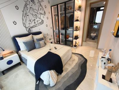 Bedroom Image of 800 Sq.ft 2 BHK Apartment / Flat for sale in Godrej Horizon, Wadala Mumbai for Rs. 40000000