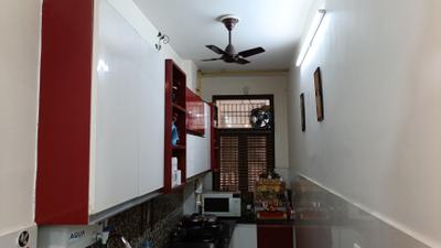 Kitchen Image of 600 Sq.ft 2 BHK Builder Floor for sale in Laxmi Nagar New Delhi for Rs. 5500000