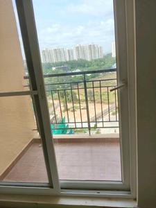 Balcony Image of 850 Sq.ft 3 BHK Apartment / Flat for rent in Shriram WYT Field, Bommenahalli Bengaluru for Rs. 30000