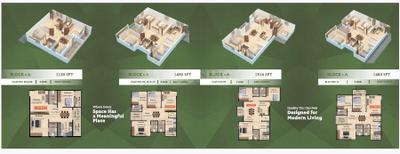 Image of 1080 Sq.ft 2 BHK Apartment / Flat for sale in Hennur, Bengaluru for Rs. 9700000