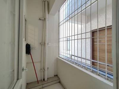 Balcony Image of 550 Sq.ft 1 BHK Apartment / Flat for rent in Nagavara Bengaluru for Rs. 25000