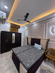 Bedroom Image of 500 Sq.ft 1 BHK Builder Floor for rent in Lajpat Nagar New Delhi for Rs. 37000
