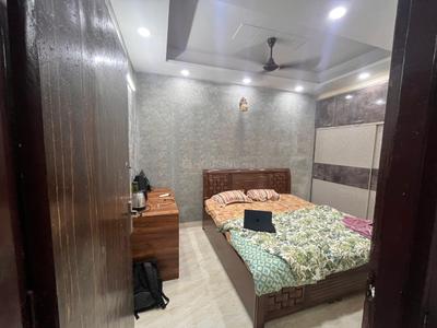 Bedroom Image of 600 Sq.ft 1 BHK Builder Floor for rent in Hari Nagar New Delhi for Rs. 23500