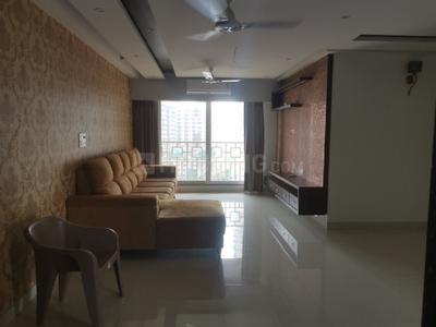 Living Room Image of 1450 Sq.ft 3 BHK Apartment / Flat for rent in Paradise Sai World City, Panvel Navi Mumbai for Rs. 40000