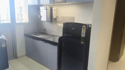 Kitchen Image of 1215 Sq.ft 2 BHK Apartment / Flat for rent in Adani Aster Neo, Shantigram Ahmedabad for Rs. 42000