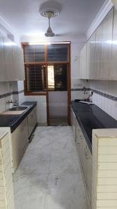 Kitchen Image of 1750 Sq.ft 3 BHK Apartment / Flat for rent in CGHS Guru Apartments, Sector 6 Dwarka New Delhi for Rs. 45000