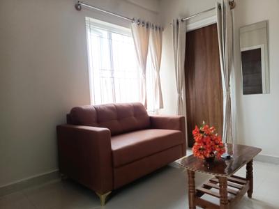 Living Room Image of 450 Sq.ft 1 BHK Independent House for rent in Nagavara Bengaluru for Rs. 26000