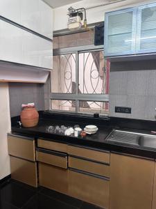 Kitchen Image of 1031 Sq.ft 3 BHK Apartment / Flat for rent in Naiknavare Clarion Park, Aundh Pune for Rs. 60000