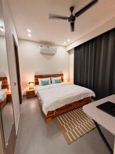 Bedroom Image of 850 Sq.ft 1 BHK Apartment / Flat for rent in Swagatam Apartments, Sector 62 Noida for Rs. 9000