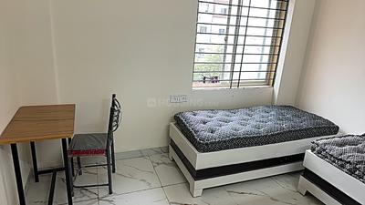 Bedroom Image of 865 Sq.ft 1 RK Builder Floor for rent in Indra Puri Colony Indore for Rs. 8500