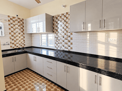 Kitchen Image of 850 Sq.ft 1 BHK Apartment / Flat for rent in Vaishali Nagar Jaipur for Rs. 18000