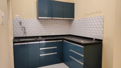 Kitchen Image of 950 Sq.ft 3 BHK Apartment / Flat for rent in Godrej Hillside 2, Mahalunge Pune for Rs. 29999