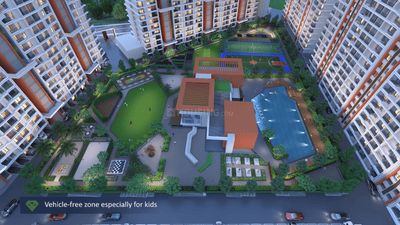 Image of 1173 Sq.ft 2 BHK Apartment / Flat for sale in Nyati Emerald, Baner, Pune for Rs. 11000000