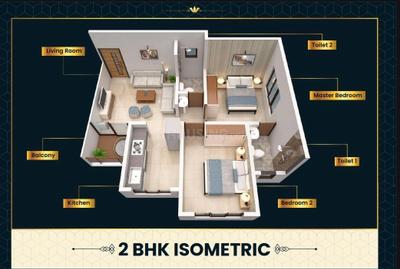 Image of 651 Sq.ft 1 BHK Apartment / Flat for sale in Aastha Omkar, Titwala, Thane for Rs. 2600000
