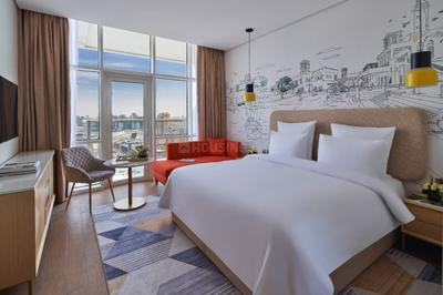 Balcony Image of 355 Sq.ft 1 RK Apartment / Flat for sale in Jumeirah Village Dubai for Rs. 25770749