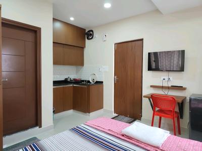 Bedroom Image of 1500 Sq.ft 1 RK Apartment / Flat for rent in Infocity Emerald, Hafeezpet Hyderabad for Rs. 17999