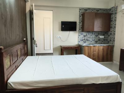 Bedroom Image of 700 Sq.ft 1 RK Apartment / Flat for rent in Sector 53 Gurgaon for Rs. 25000